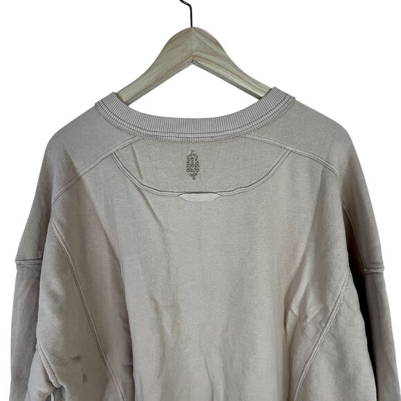 NWT FP Movement x Hatch Women's Intercept Sweatshirt Sz M Desert Sand Maternity - Picture 7 of 13
